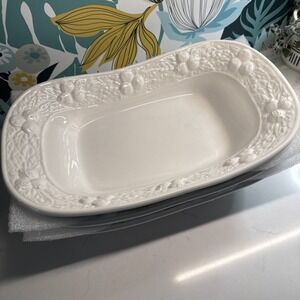 Vintage ITALIAN Embossed Set Of THREE Serving Dishes Made In Italy CWC NEW